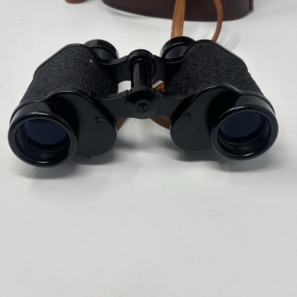 PZO Binoculars LP6x30 Vintage Poland Rare Army Militaria Cold War Leather Case - Picture 2 of 14